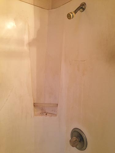 Tub/Shower #2 Before - Professional Cleaning Services in Santa Cruz, CA