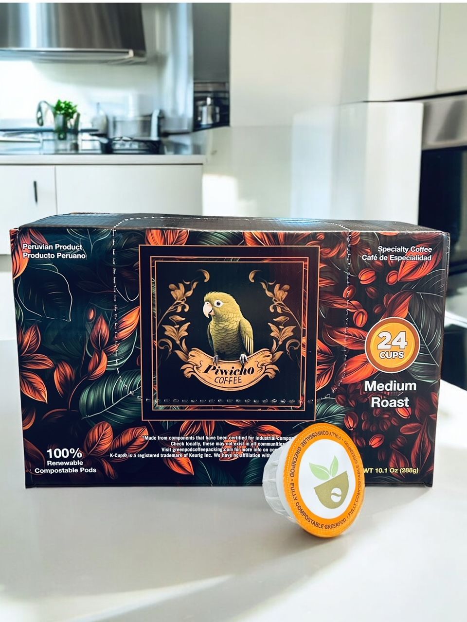 Piwicho Coffee K-cups from Peruvian Amazonia in Alto Mayo
