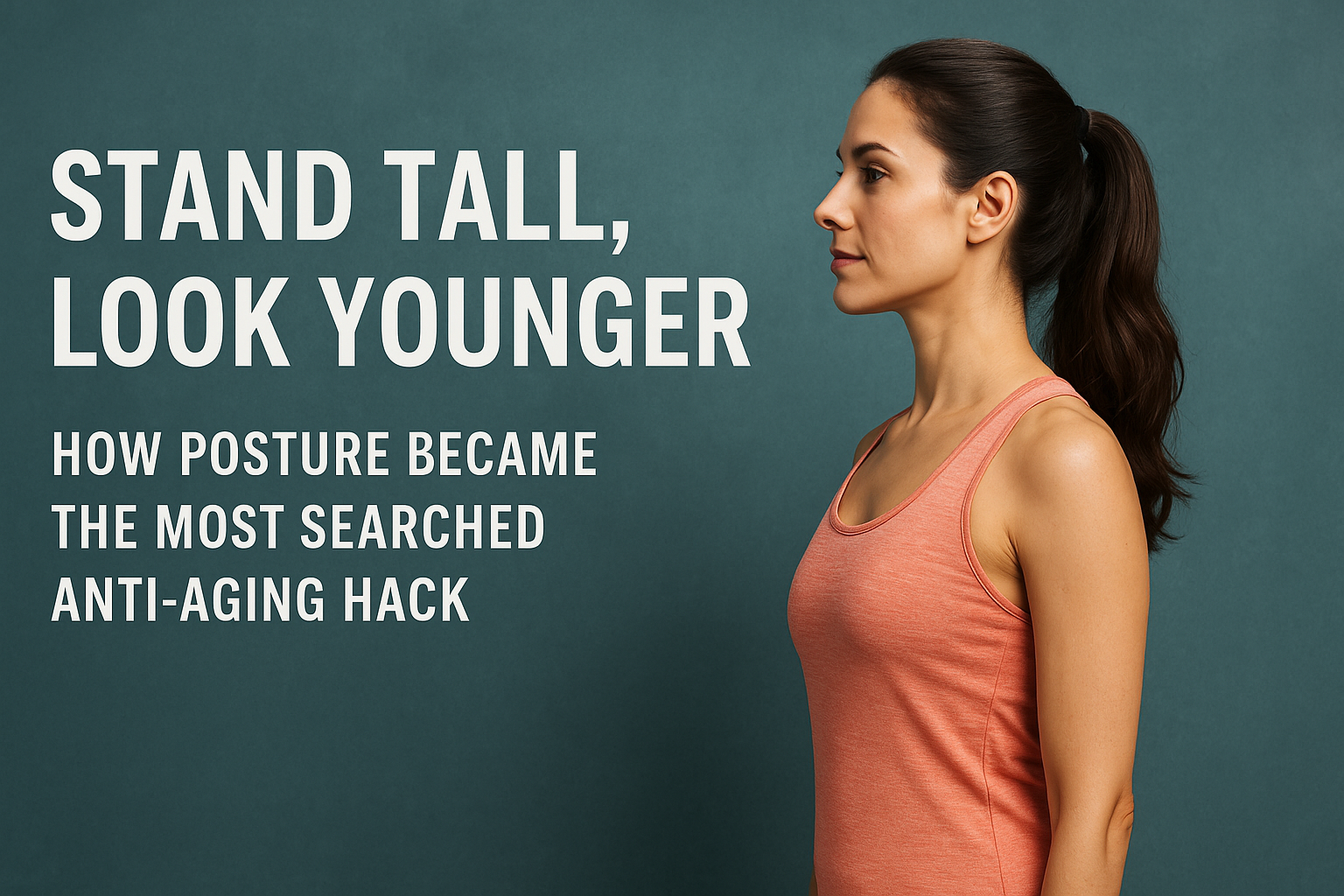 Discover why posture is the hottest anti-aging trend in 2025. Learn how standing tall smooths wrinkles, lifts jawlines, and boosts youthful vitality