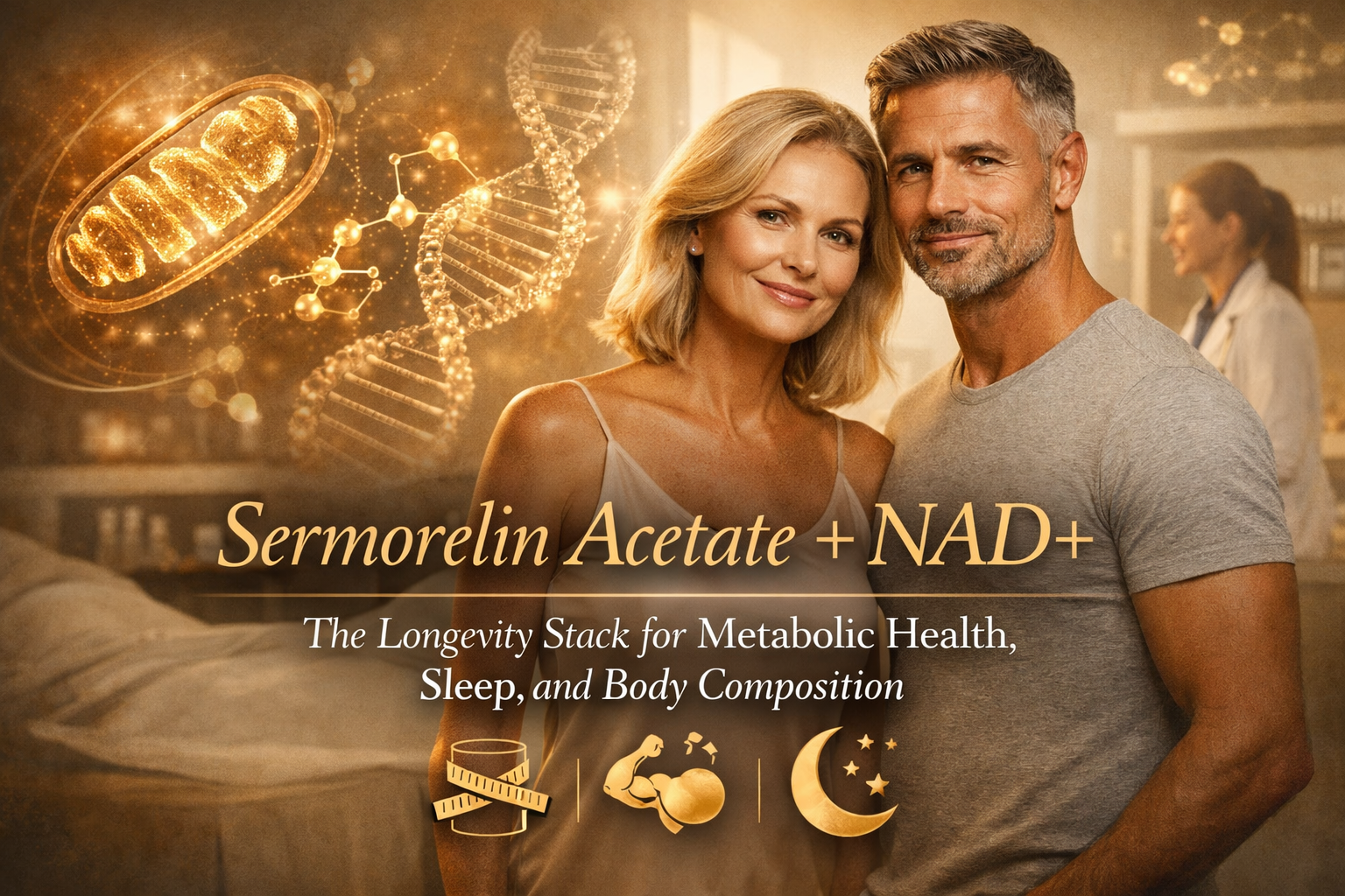 Sermorelin+ NAD+ for Menopause, Andropause, Metabolic Health, and Longevity | Mirelle Institute