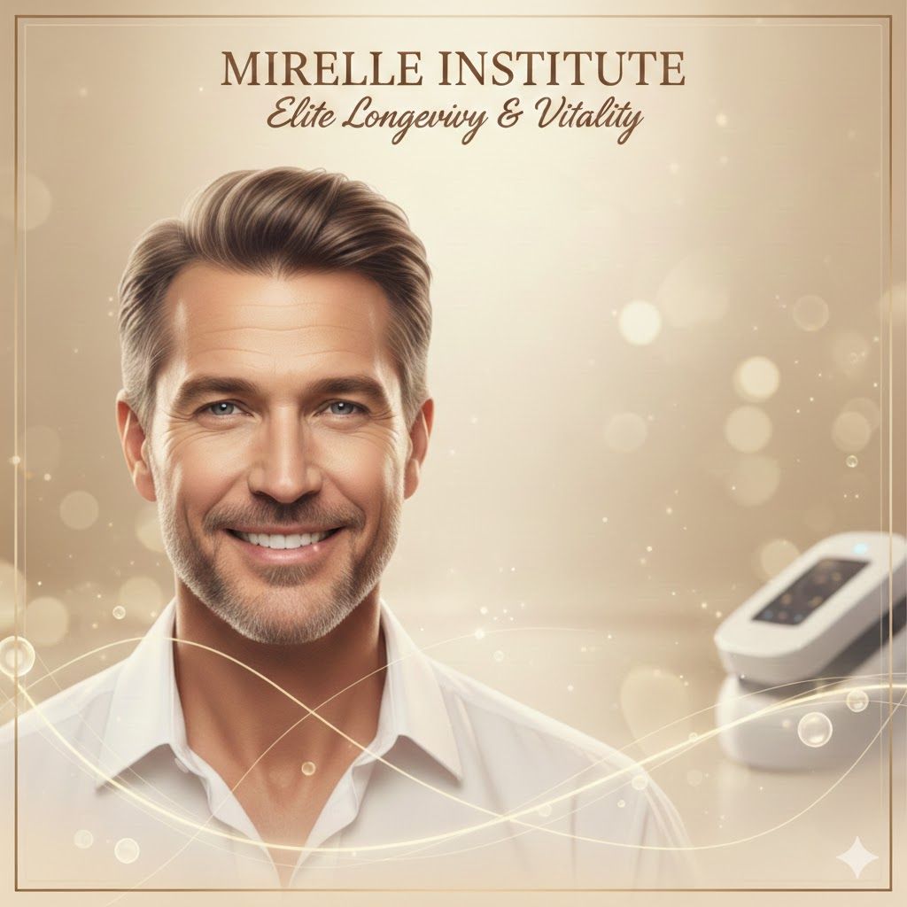 Elite male patient after hormone optimization and TRT at Mirelle Institute, representing vitality