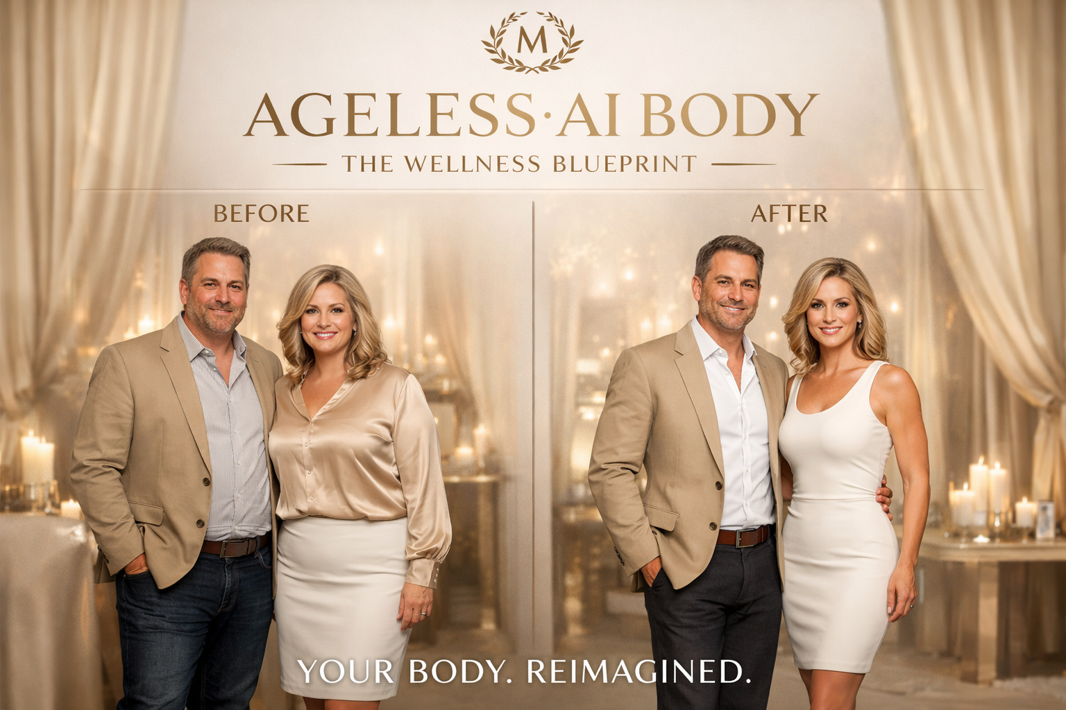 Ageless AI Body preview and clinical recommendation tool for body sculpting at Mirelle Institute.