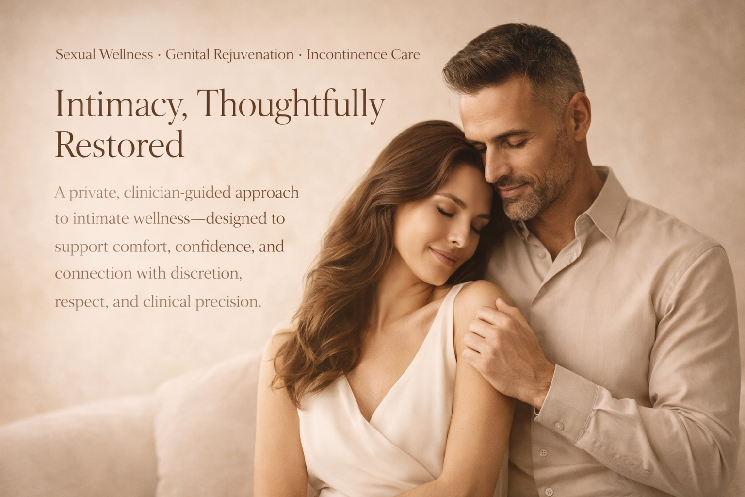 Sexual wellness, genital rejuvenation, and incontinence treatments including O-Shot®, P-Shot®, Femme 360®, and Emsella® at Mirelle Institute for Anti-Aging Medicine in Manasquan, New Jersey.