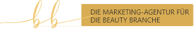 A sign that says die marketing-agentur fur die beauty branche