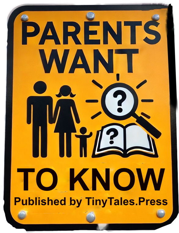 A yellow sign that says parents want to know