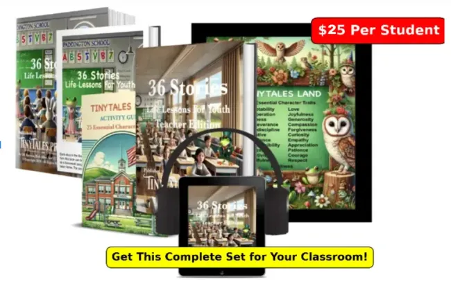 A complete set for your classroom for $ 15 per student