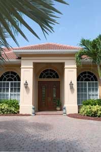 Front Entrance — residential glass in Naples, FL