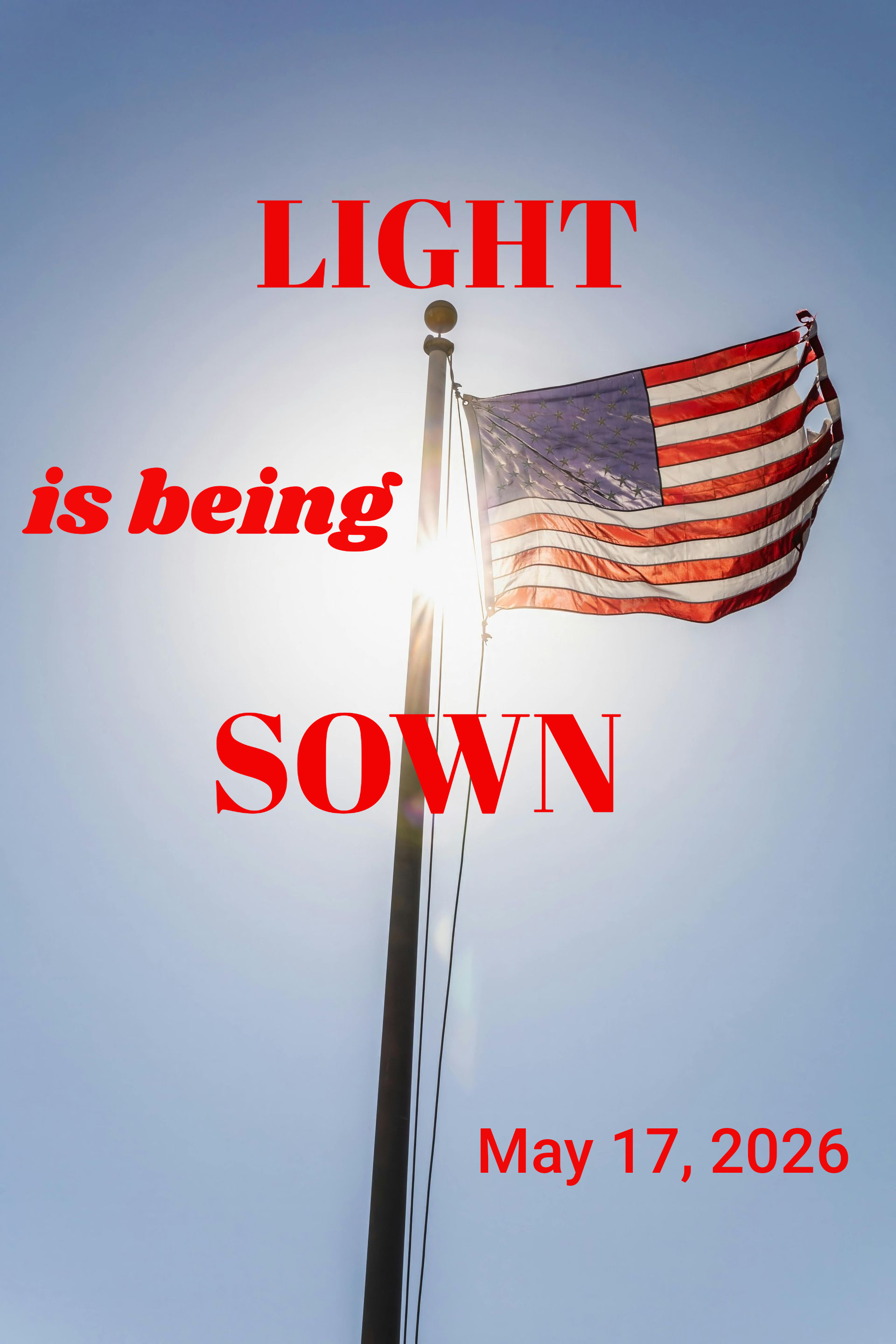 LIGHT IS BEING SOWN