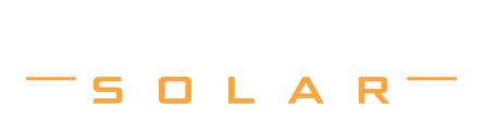 A blue and orange logo for ambrose solar