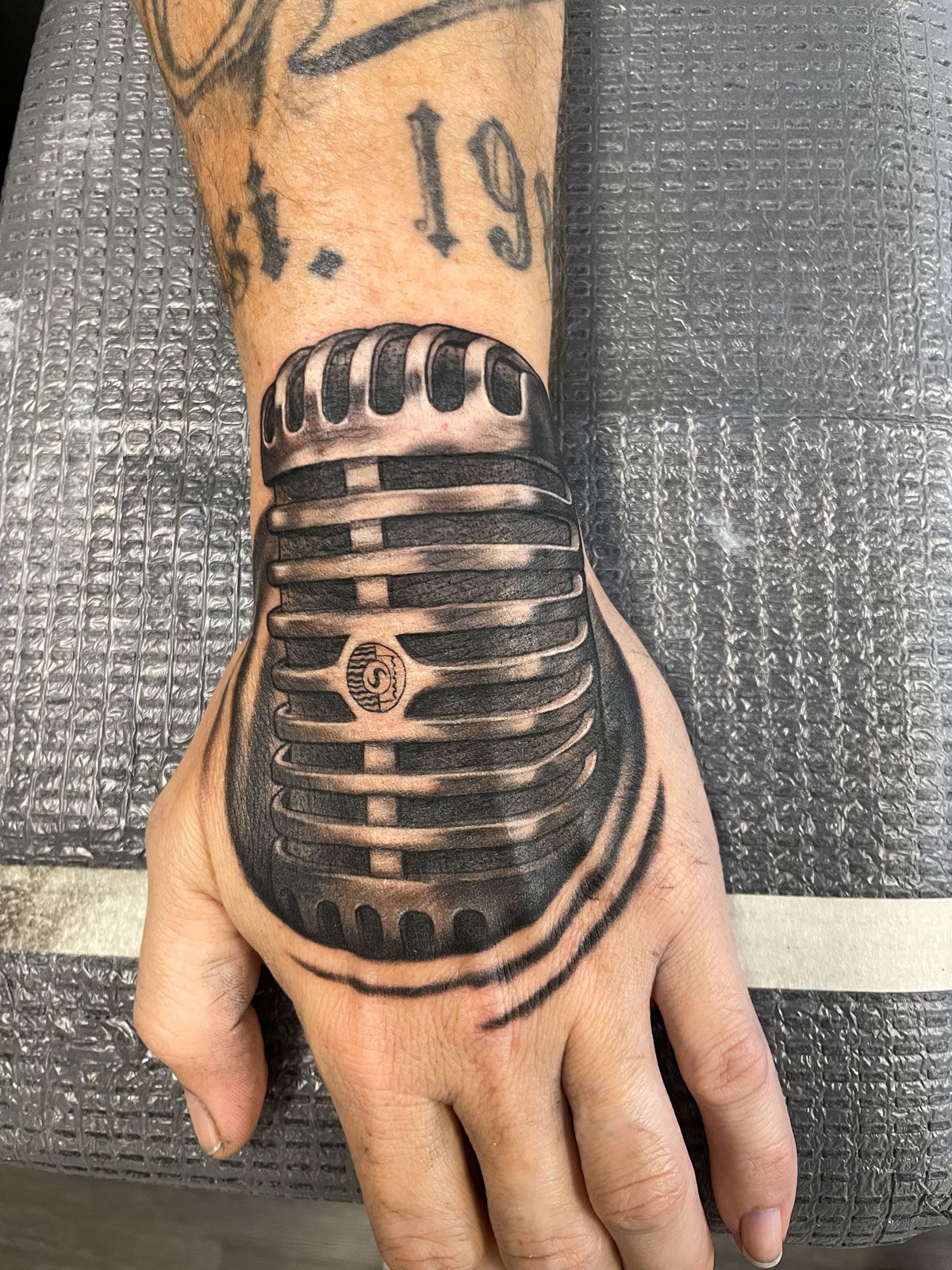 mic tattoo 