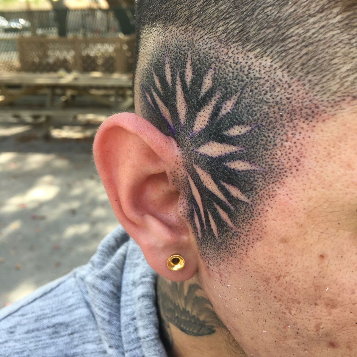 head tattoo