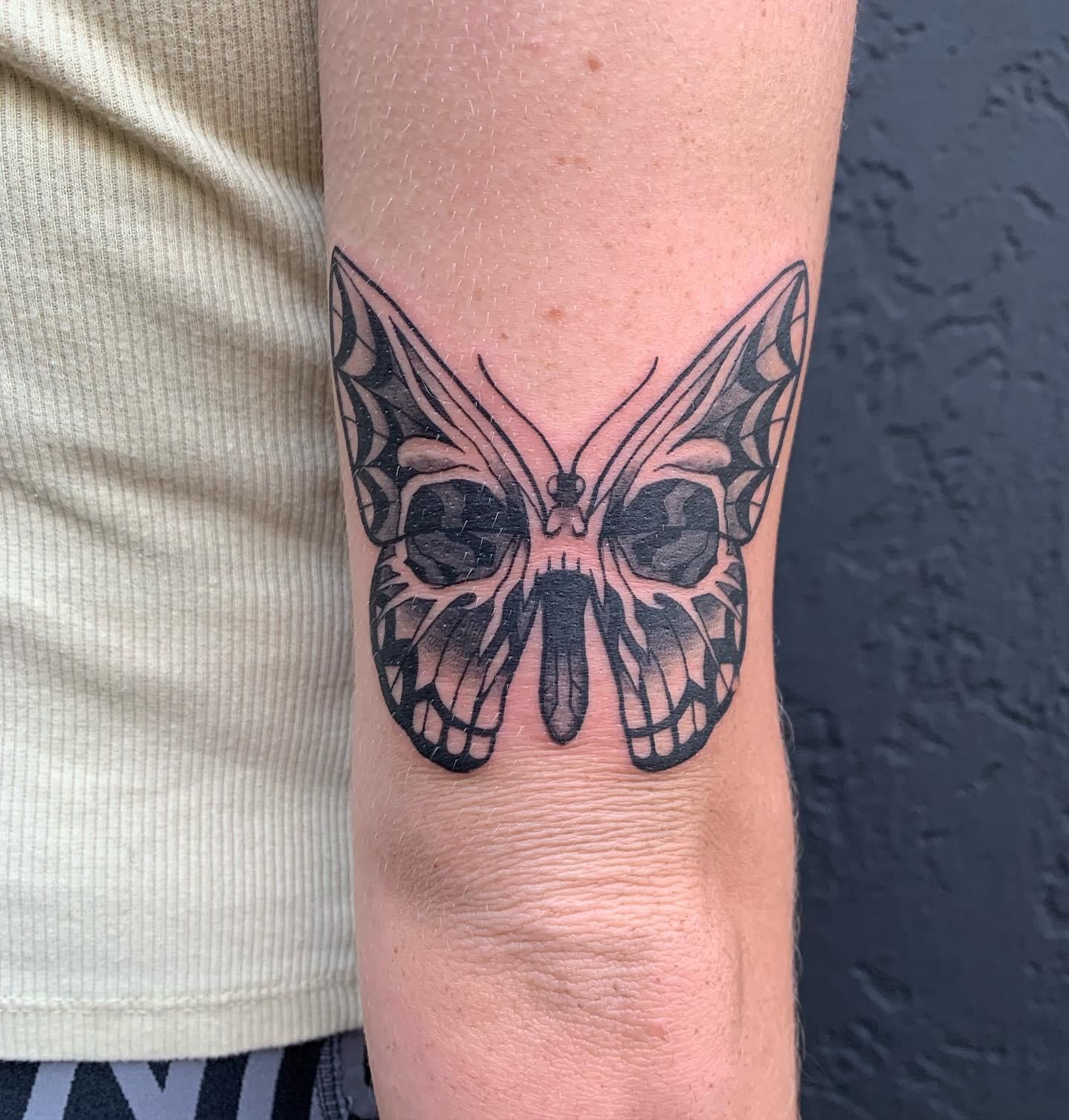 butterfly tattoo and Animal tattoo