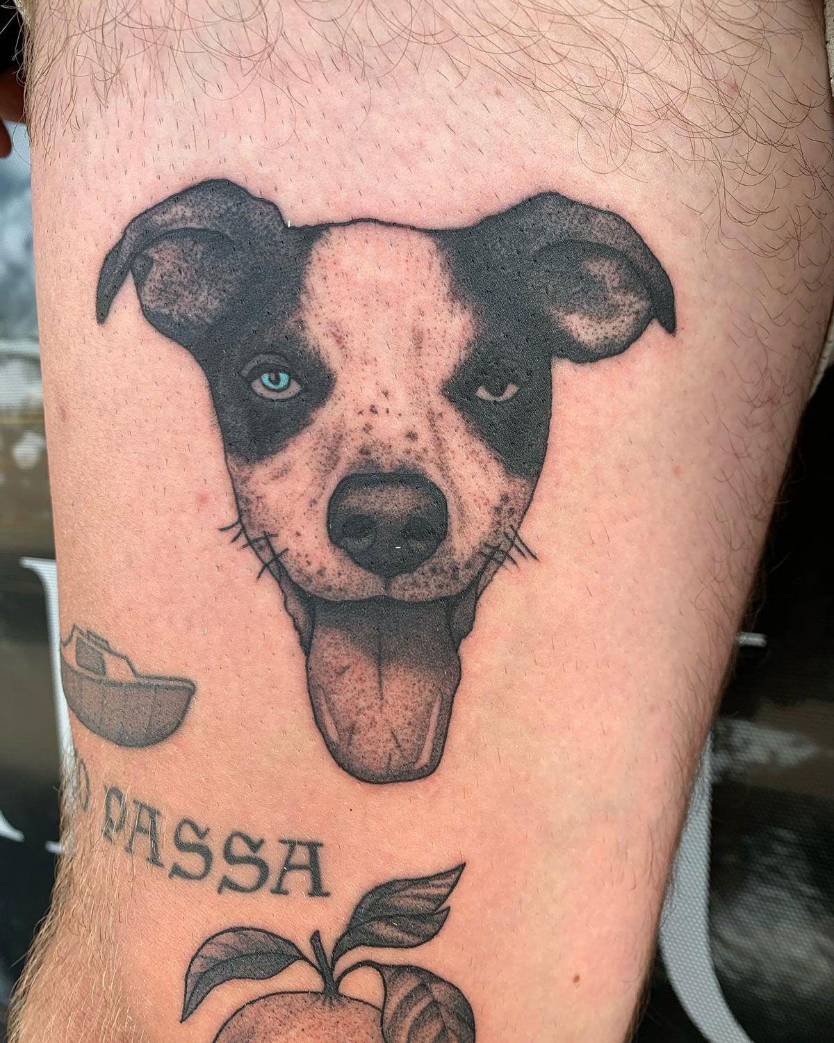 dog tattoo
