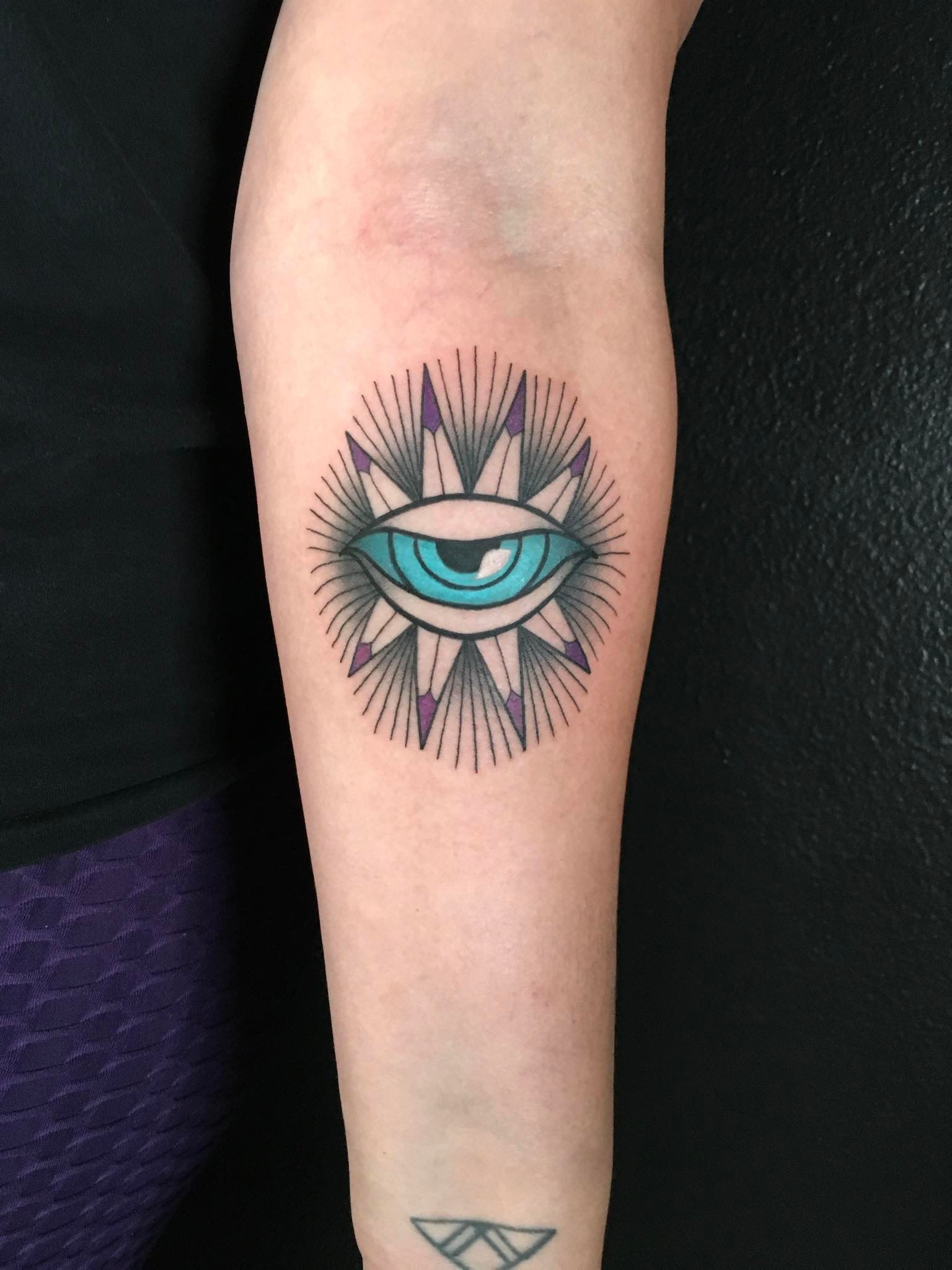 illuminati tattoo and Illustrative tattoo