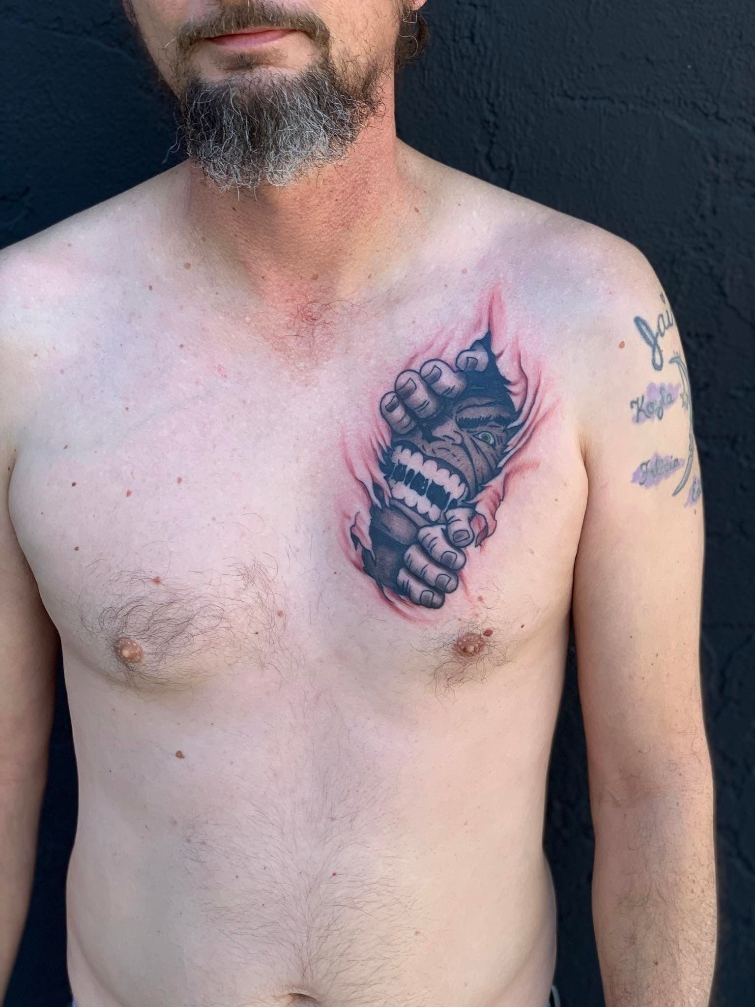 chest tattoo