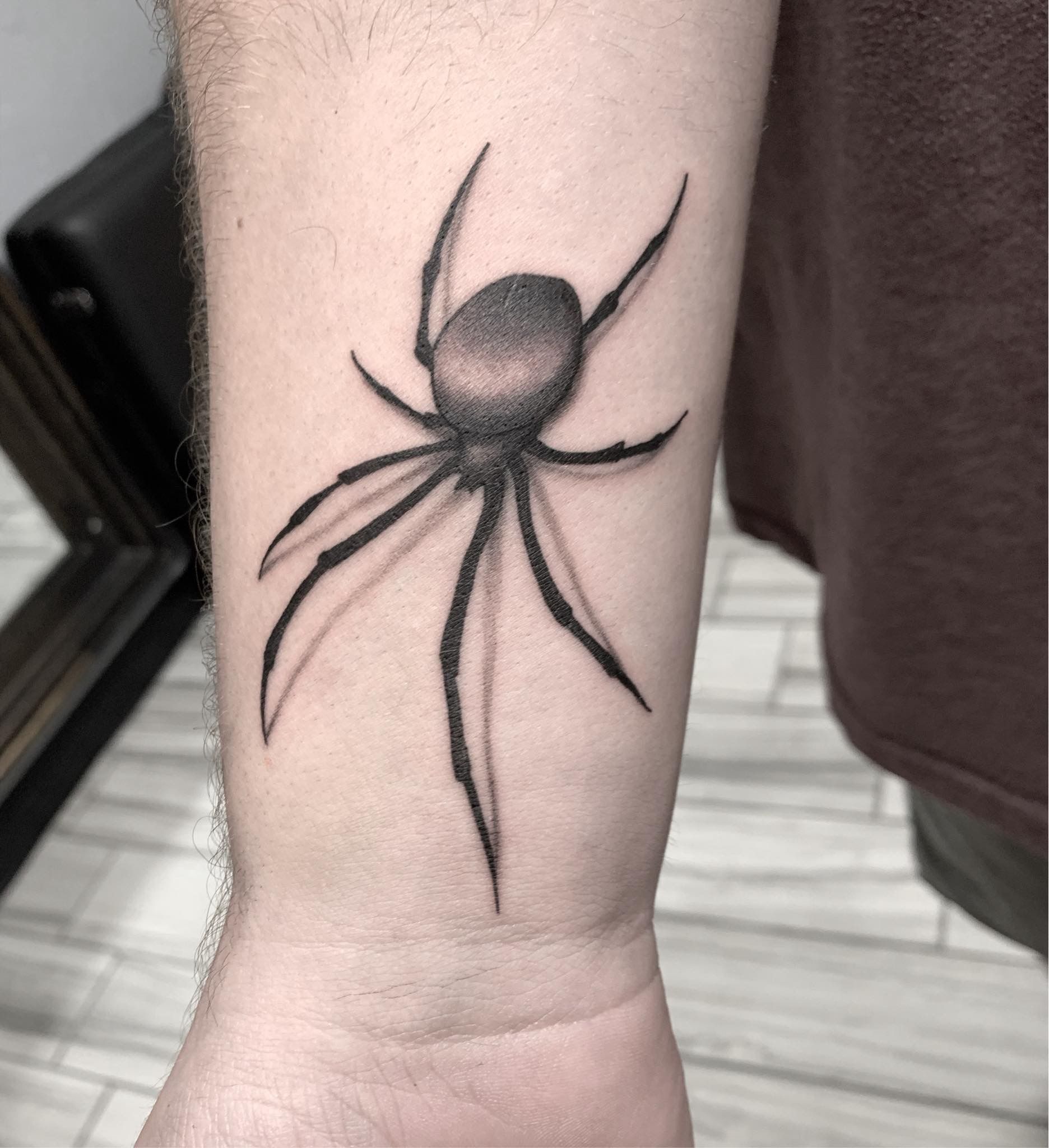 Spider tattoo and custom tattoo