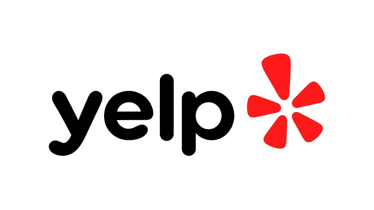 Yelp logo: Black 