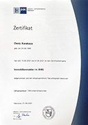 IHK Zertifikat