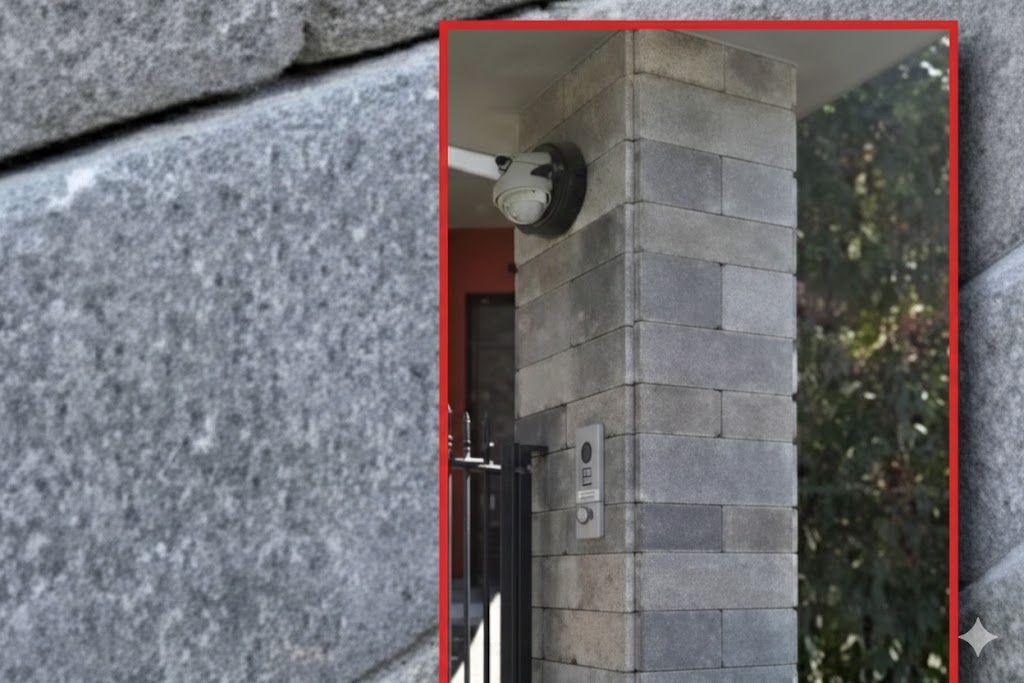 Dettaglio pietra di Luserna anticata