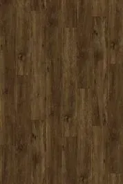 Dark brown wood-grain flooring.