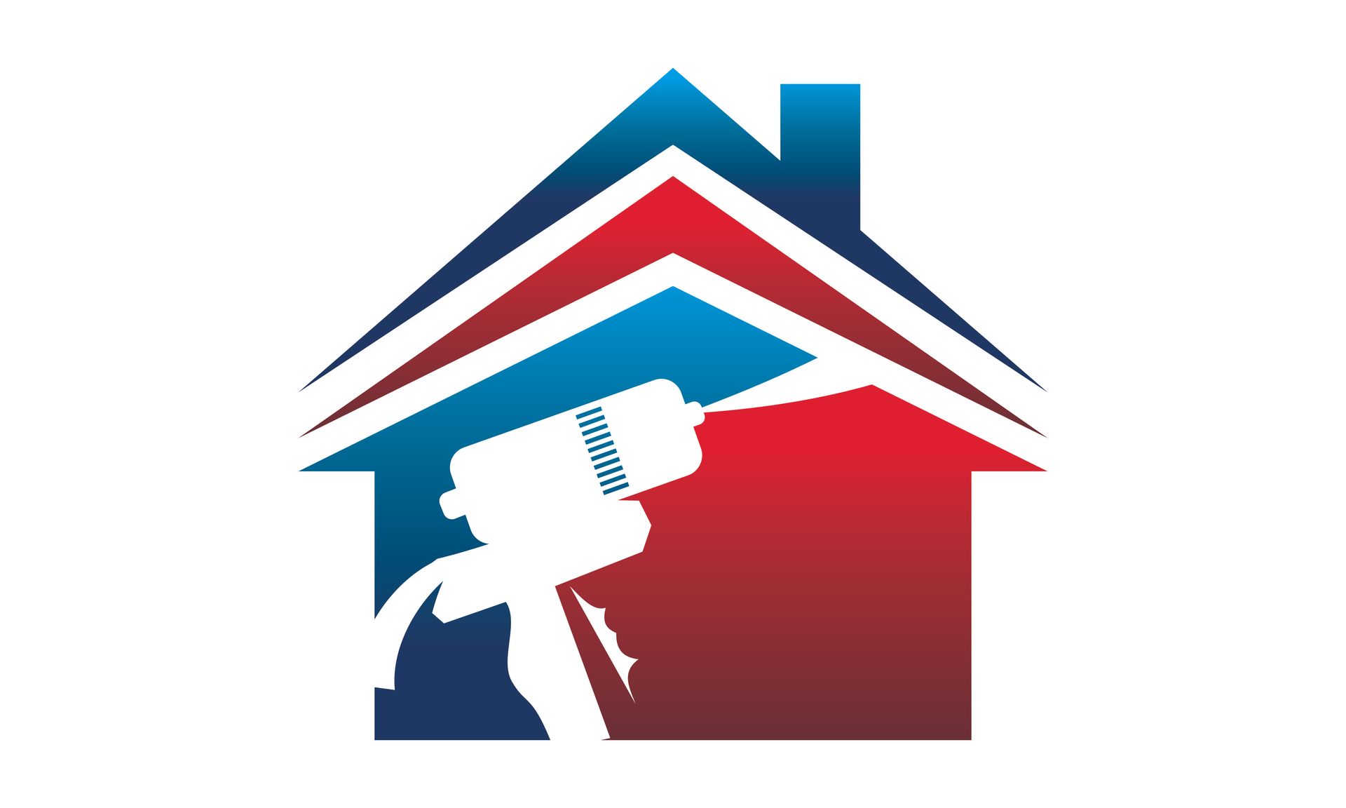 Close-up of a spray foam insulation nozzle applying foam to a wall in the Laramie, Wyoming service area