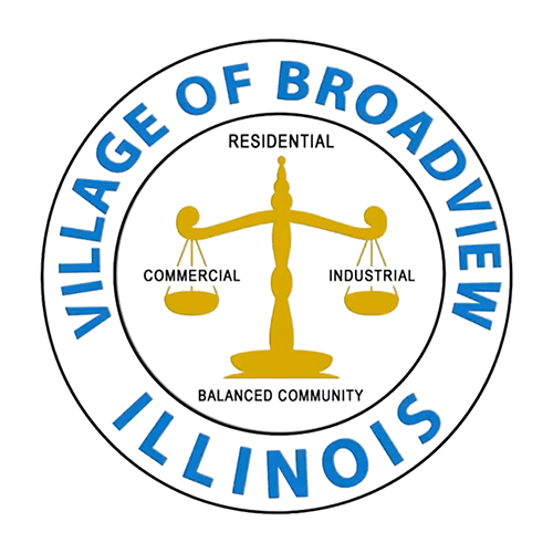 A logo for village of broadview in illinois