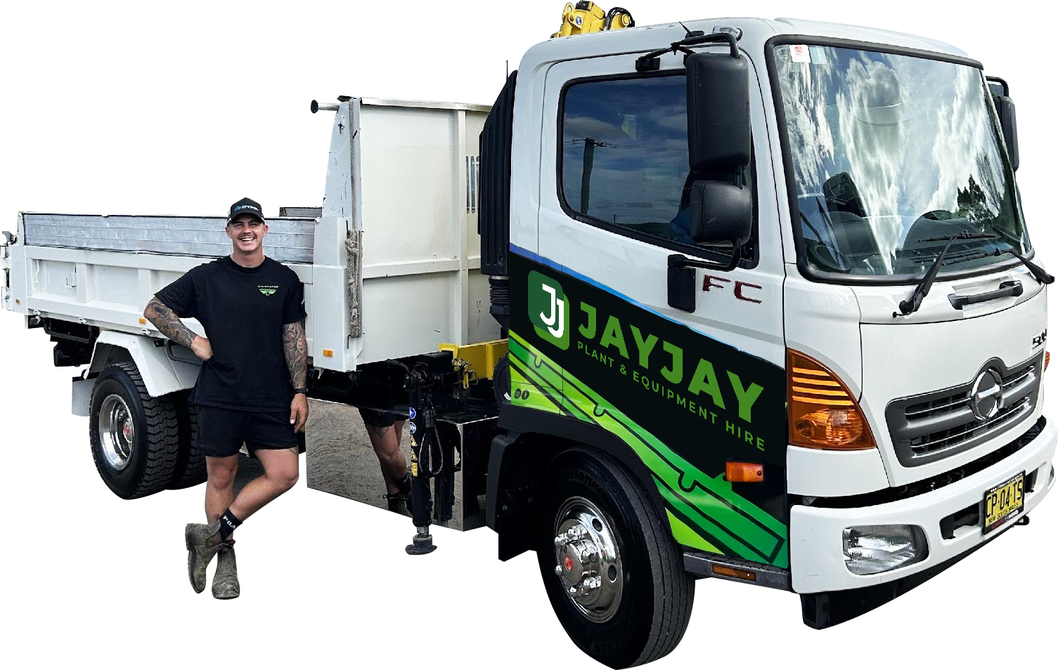 JayJay Hire truck and driver