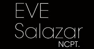 Eve salazar ncpt logo on a black background