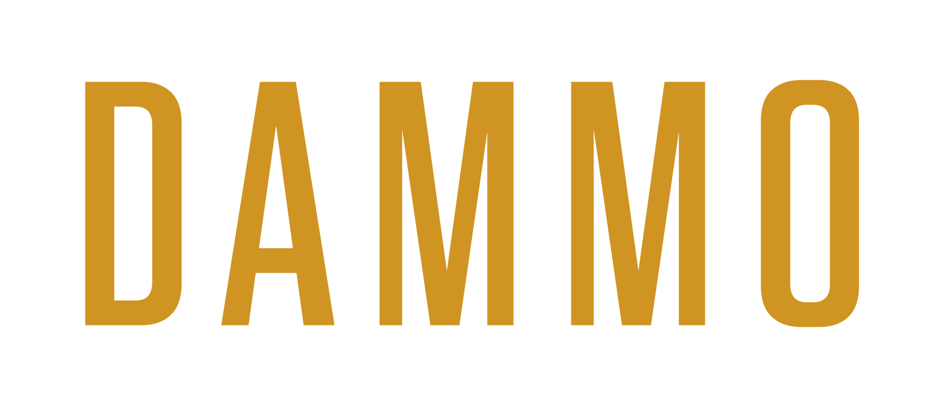 Dammo Photography logo in white