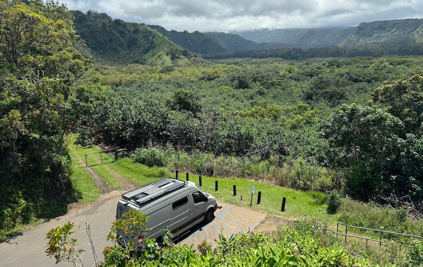On the Road to Hana with Mana Vans Maui.