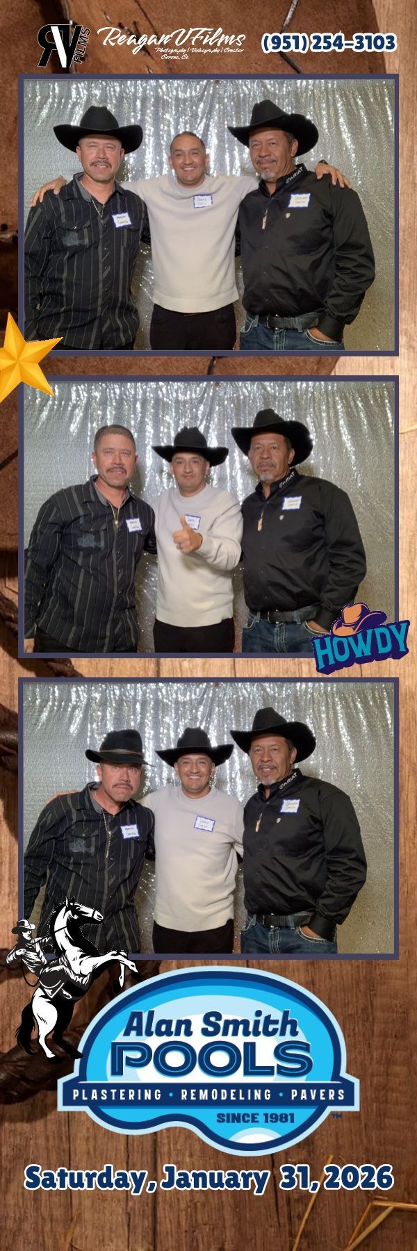 Photobooth strips from Corona Ranch Elementary Trunk or Treat with kids, jack-o'-lanterns, and a ghost. Date: October 24, 2025.