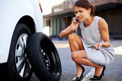 If you ever have a flat tire, call us immediately.