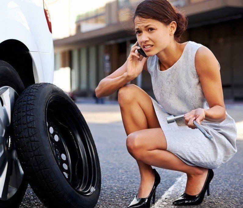 If you ever have a flat tire, call us immediately.