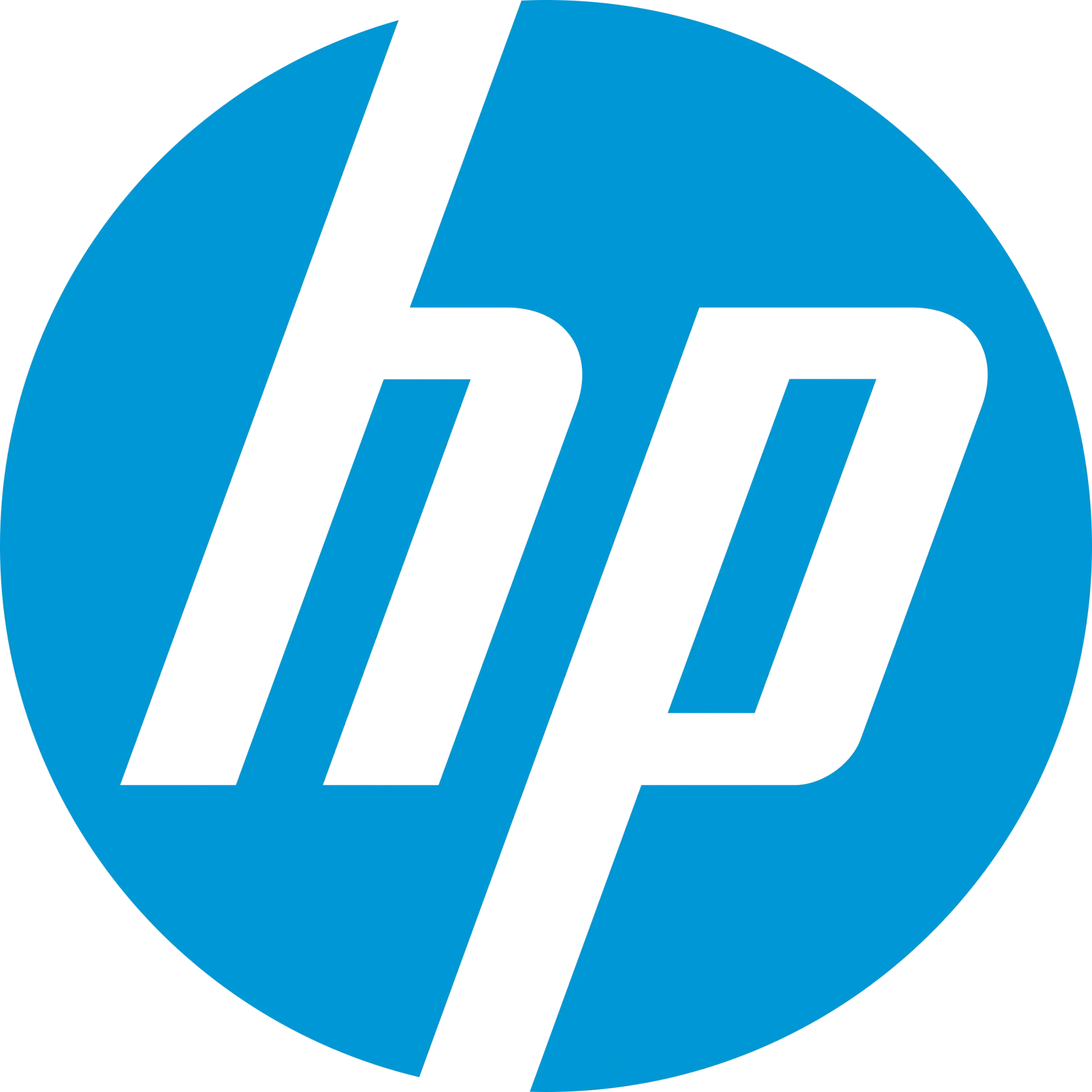 HP Logo in Circle