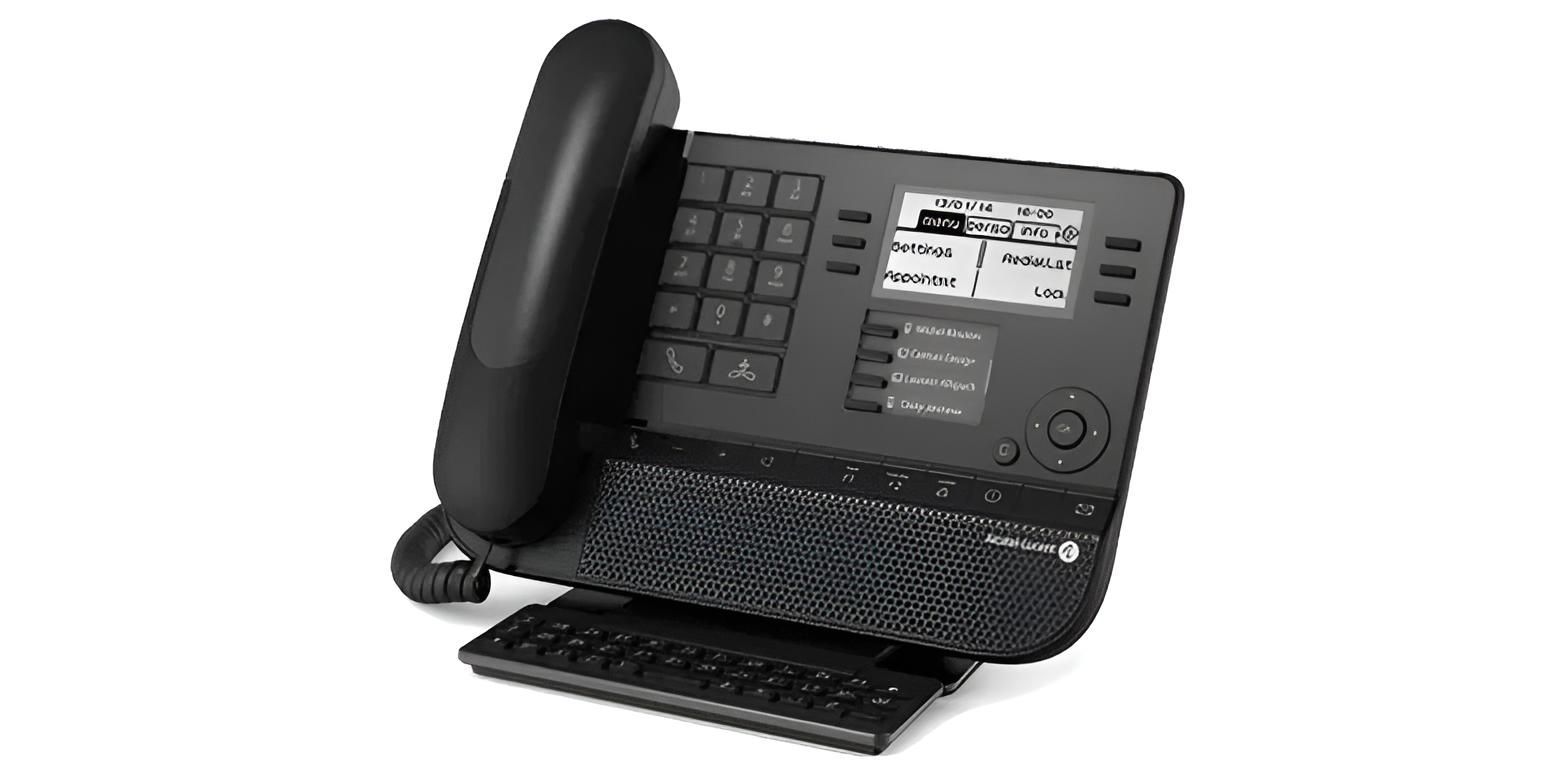 Alcatel-Lucent 8028 IP DeskPhone — INtelephony in Albury, NSW