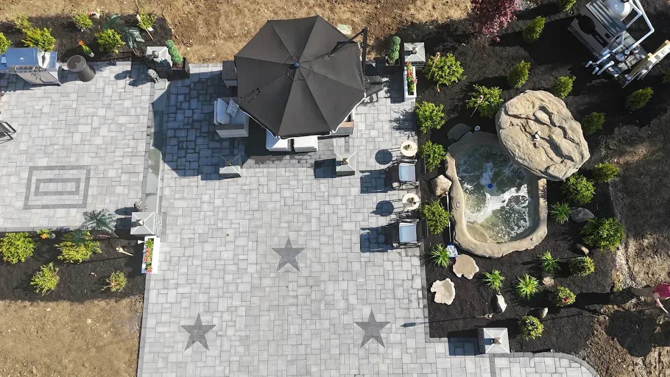 Hardscape Project by Hudson Valley Poolscape
