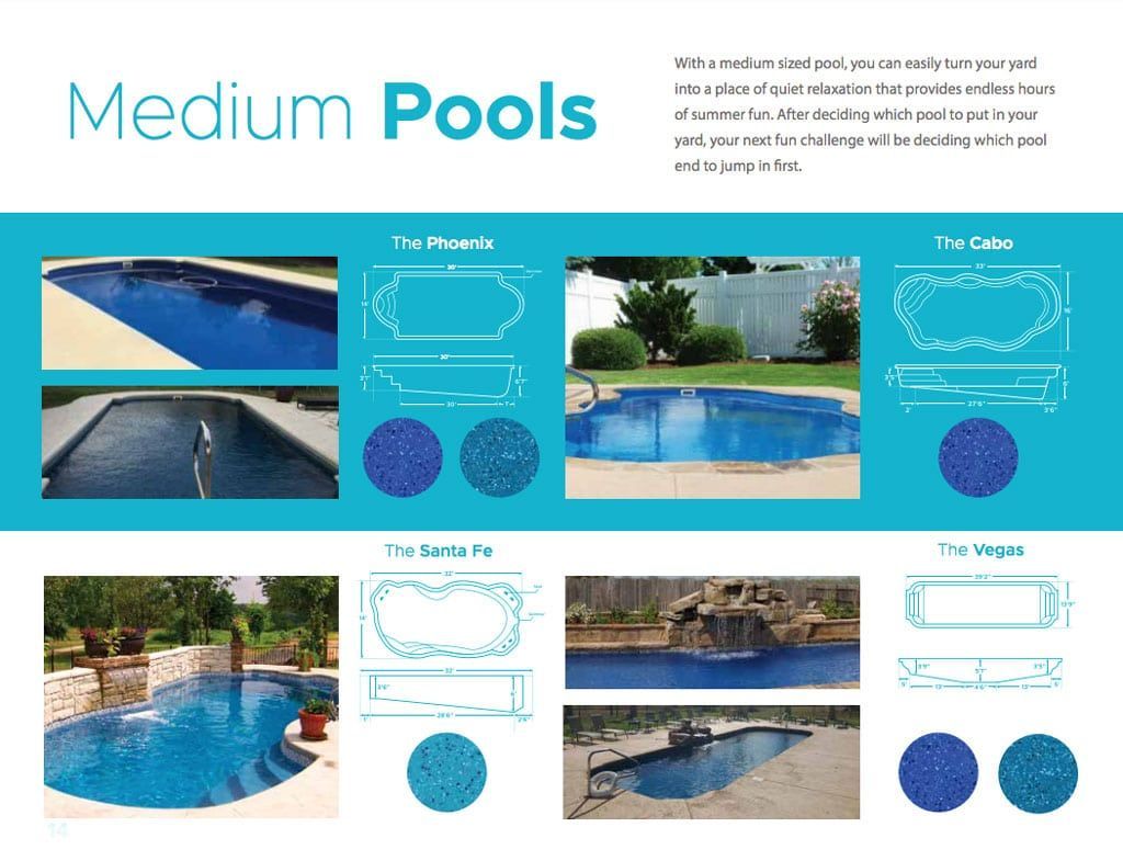 Lonestar Fiberglass Pools Medium Pool Installations