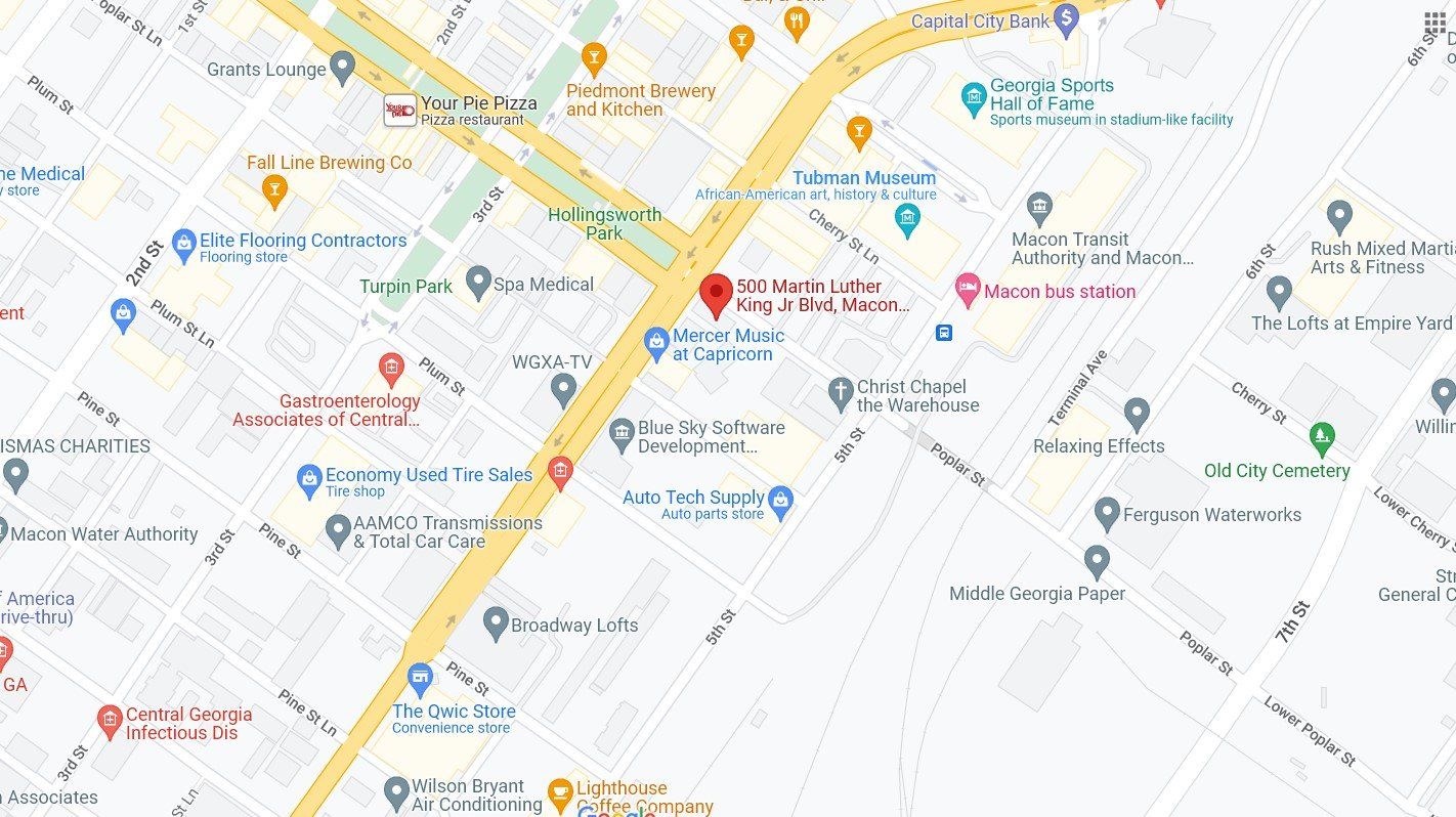 Martin Luther King Jr. Street Map — Macon, GA — Bob Lewis and Associates, Inc.