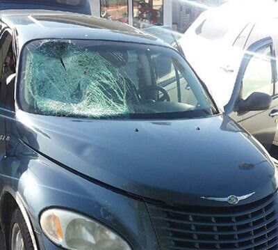 Auto Glass Window Broken — Auto Glass Replacement in Pittsburgh, CA