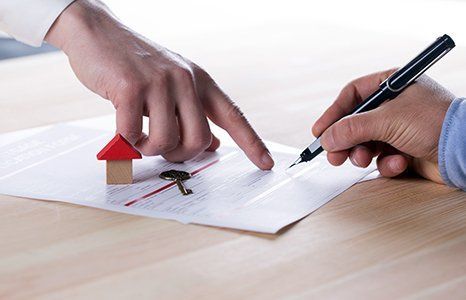 signing mortgage document