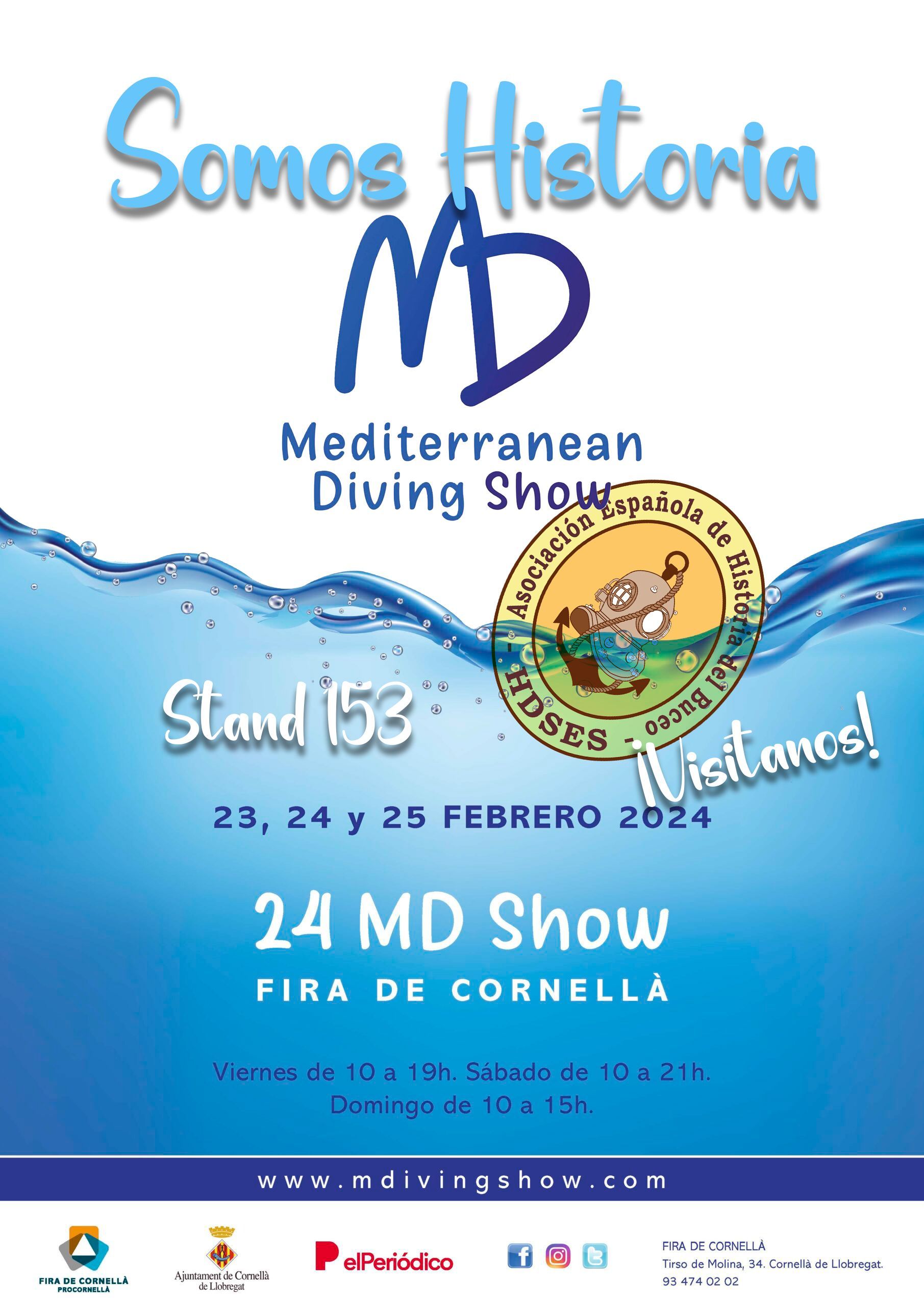 En el Mediterranean Diving Show, la HDSES somos Historia