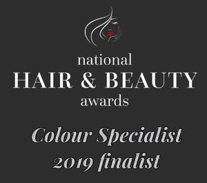 National hair and beauty awards, colour specialist 2019, finalist