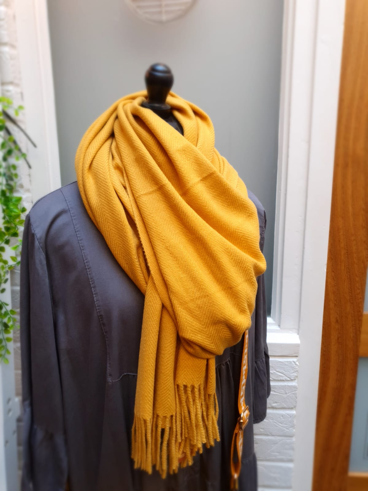Yellow scarf