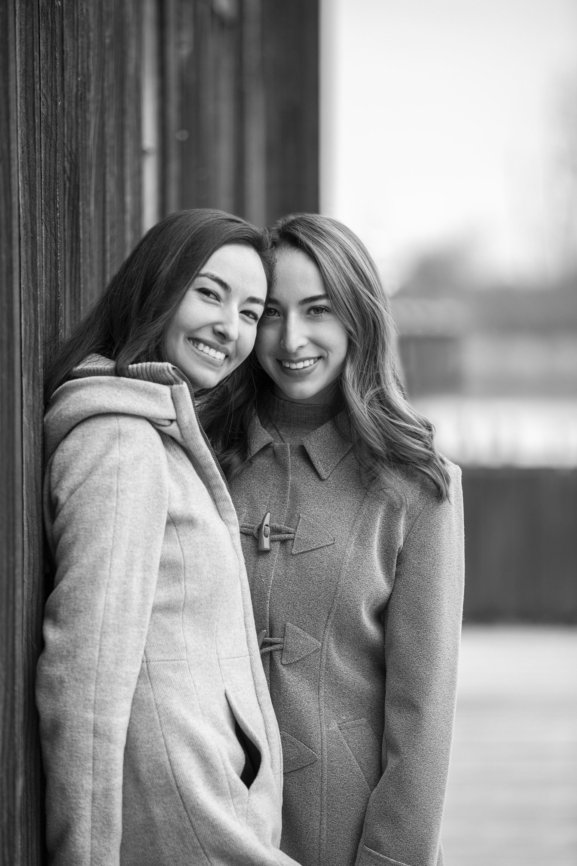 Natalie-DAngelo-Photography-Vancouver-BC-Canada-BlackWhite-Family-Portraits-Visual-Storyteller-happy-sisters-young-adults-portrait