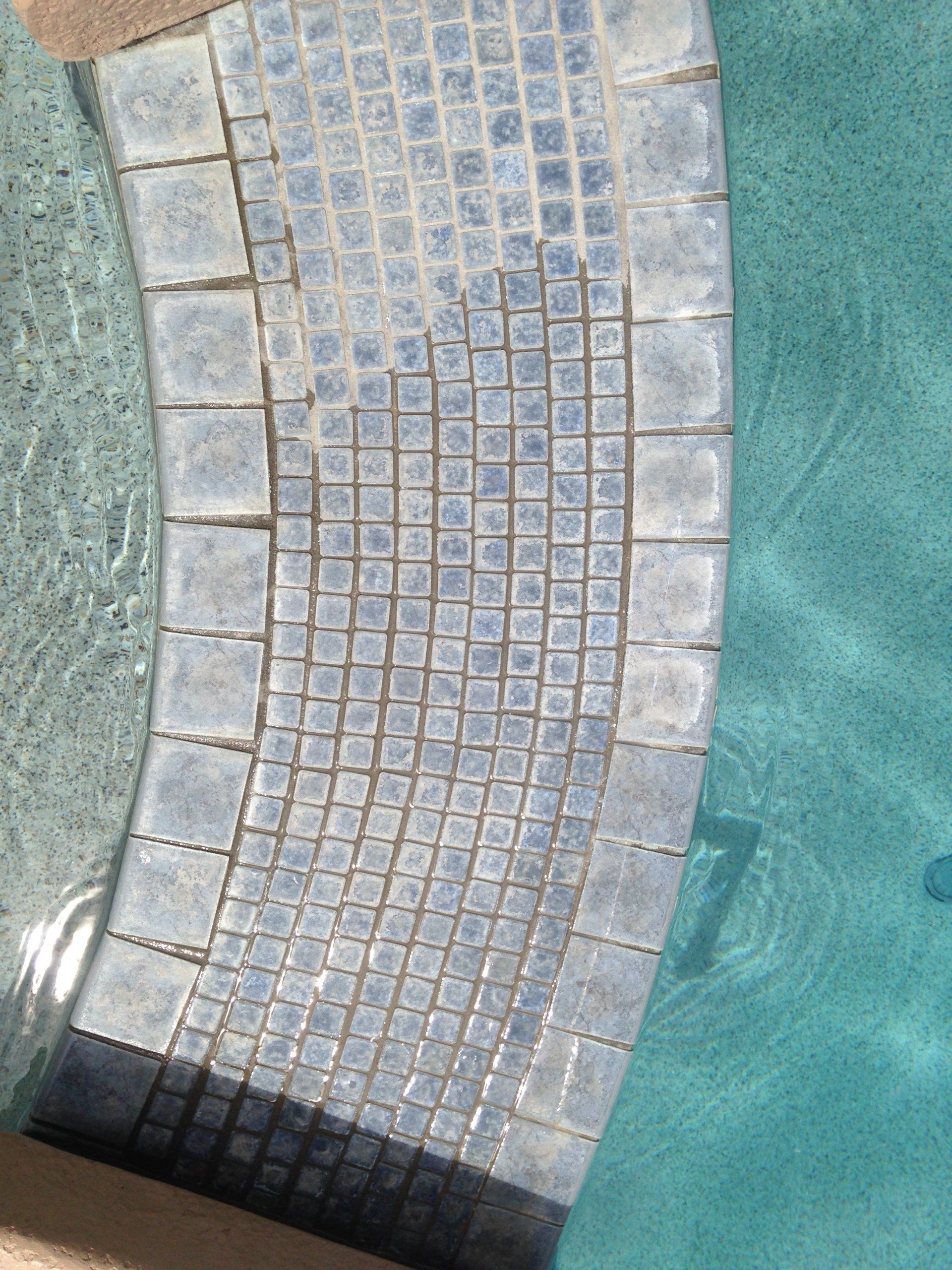 tile calcium buildup