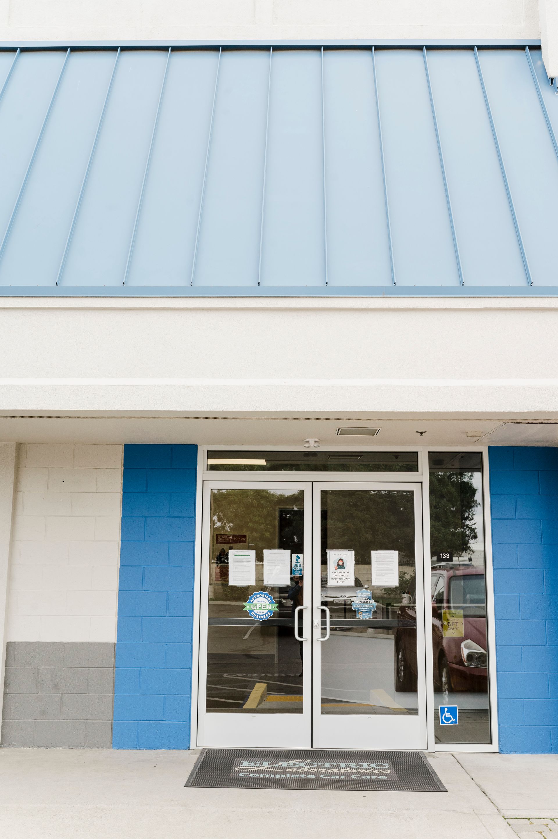 Our Entry Door - Electric Laboratories Complete Car Care