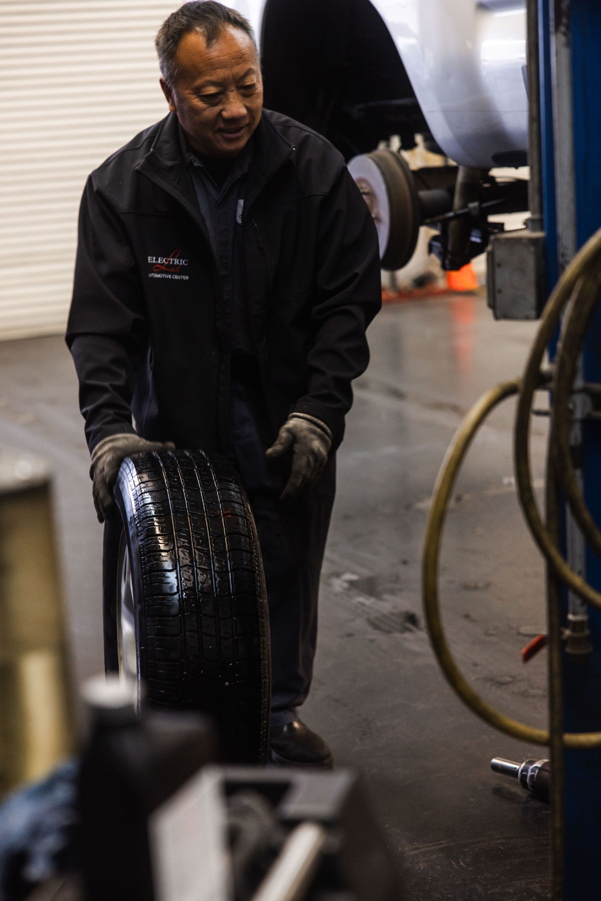 Our Mechanic Repair Tire in Fresno, CA - Electric Laboratories Complete Car Care