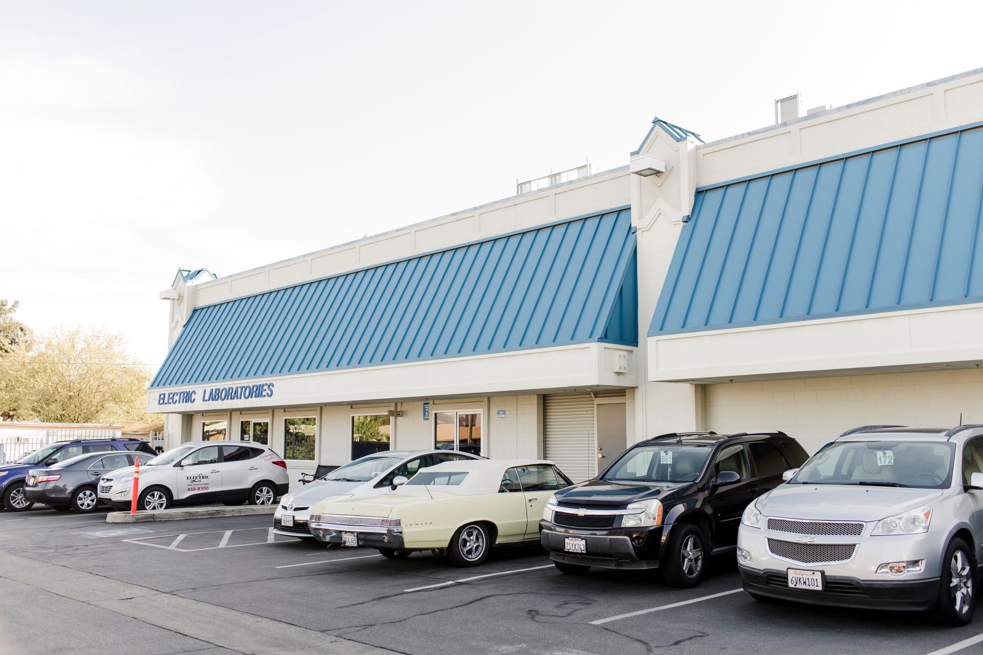 Parked Vehicles on Our Parking a Lot - Electric Laboratories Complete Car Care