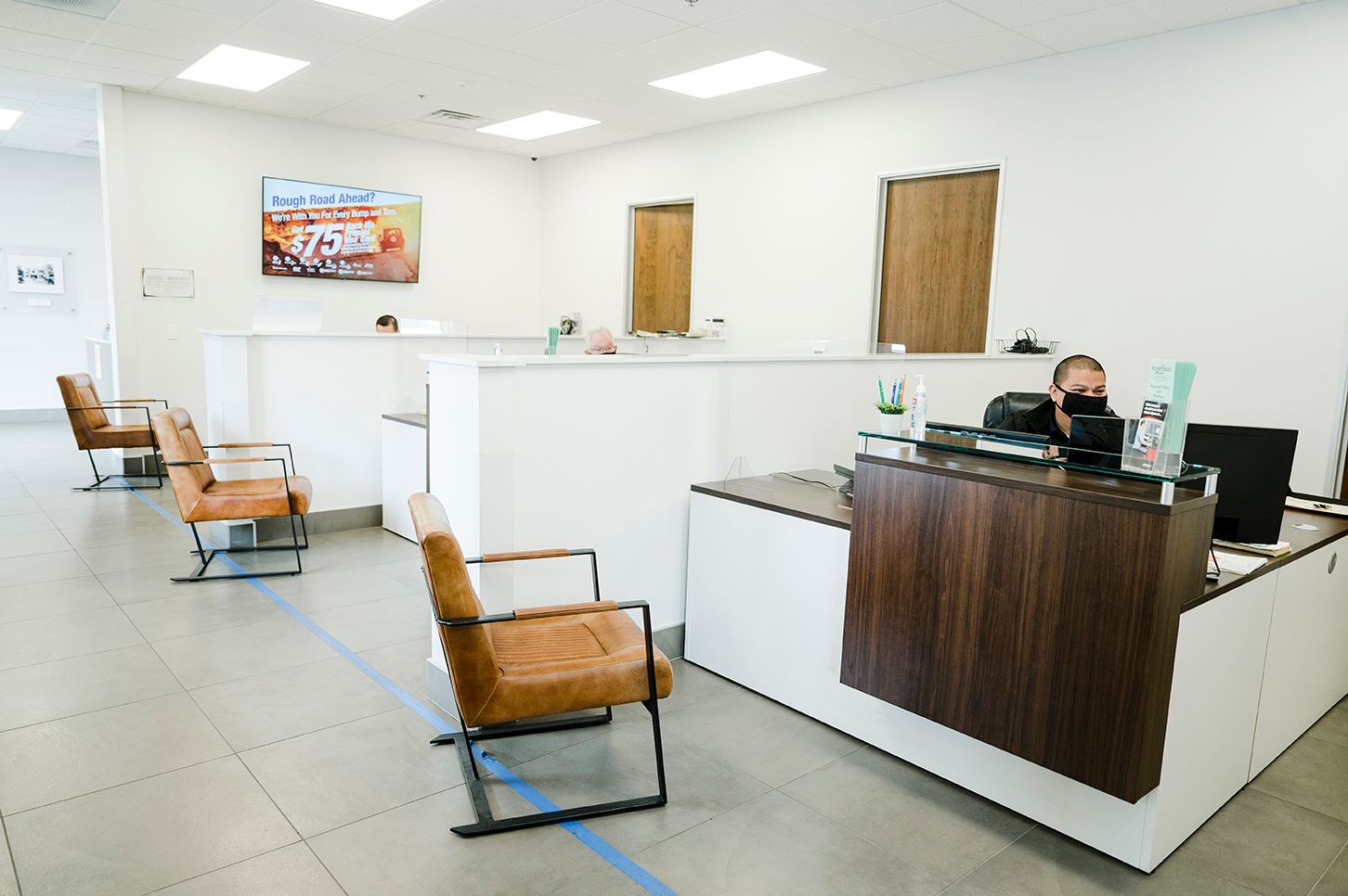 Our Reception Desk - Electric Laboratories Complete Car Care