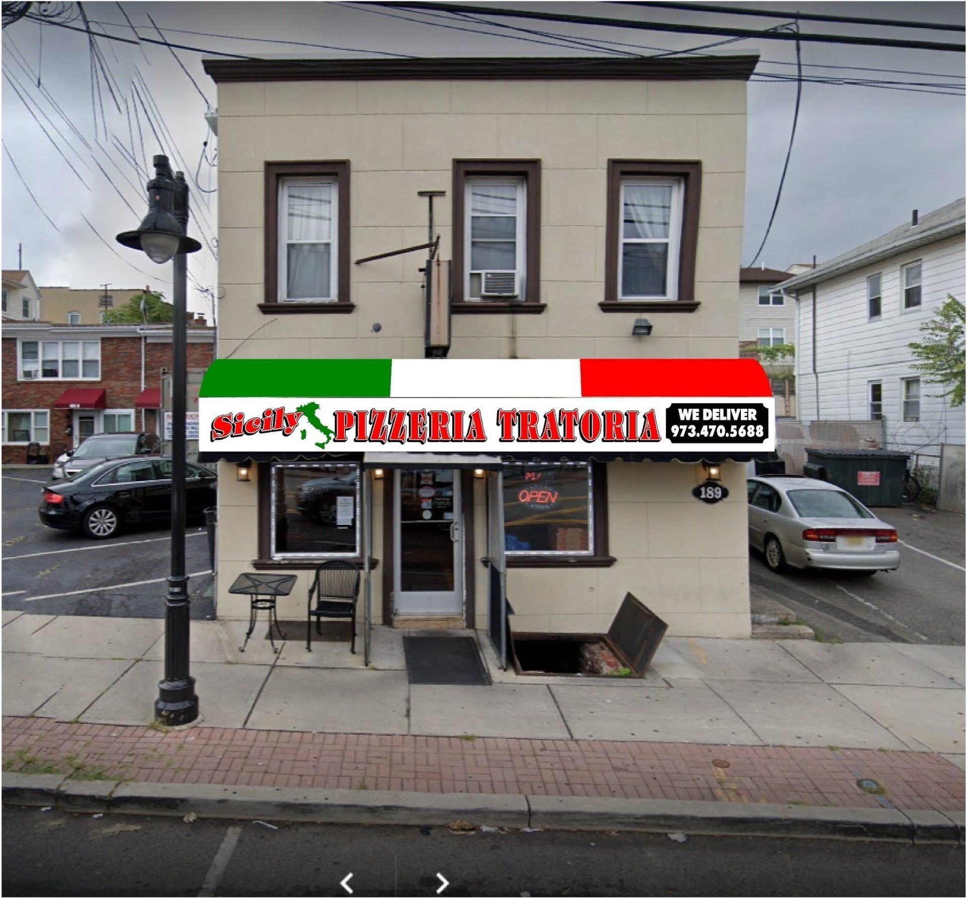 Sicily Pizzeria Tratoria Signage — Hillside, NJ — Sign Designer